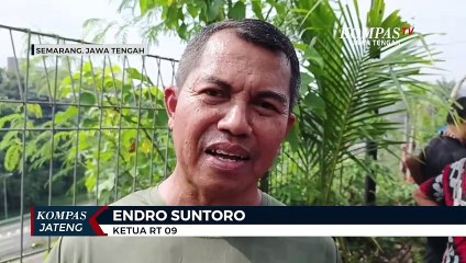 Jalan Di Pinggir Tol Jatingaleh Semarang Amblas