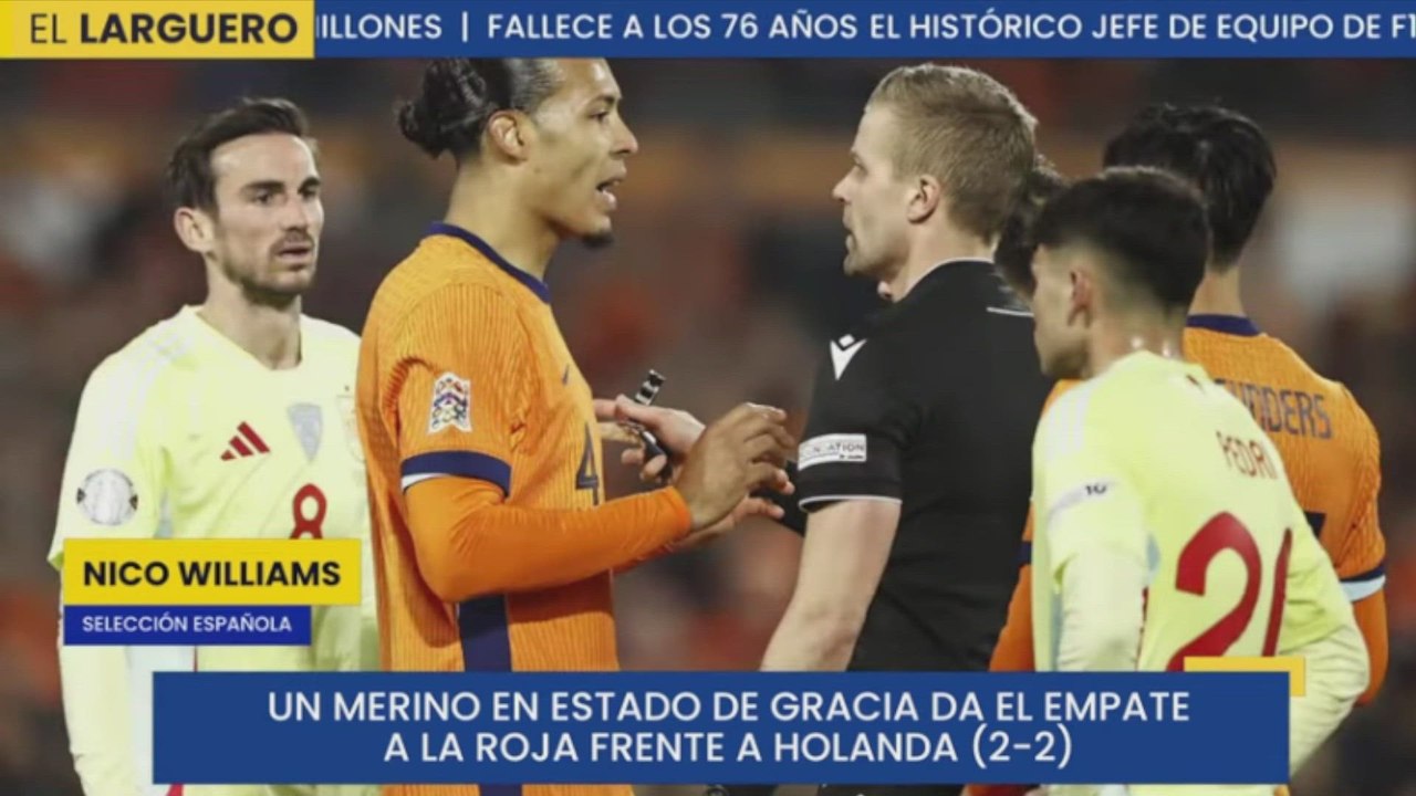 El 'pique' entre Nico Williams y Xavi Simons en zona mixta
