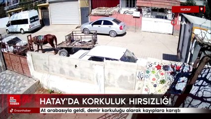 Hatay'da at arabasıyla geldi, demir korkuluğu alarak kayıplara karıştı