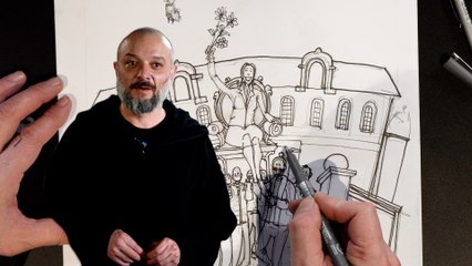 Comment dessiner le départ de Salomé Zourabichvili, l'ex-présidente de la Géorgie ?