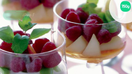 Verrines aux fruits d'été