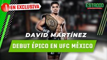 “Black Spartan” David Martínez: El debut soñado en UFC México