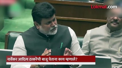 आदित्य ठाकरे उठले मागून सत्ताधाऱ्यांचा गोंधळ नार्वेकरांनी घेतली बाजू