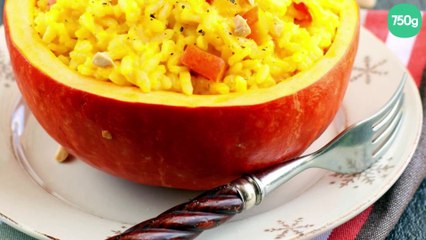 Risotto de potimarron à la sauge