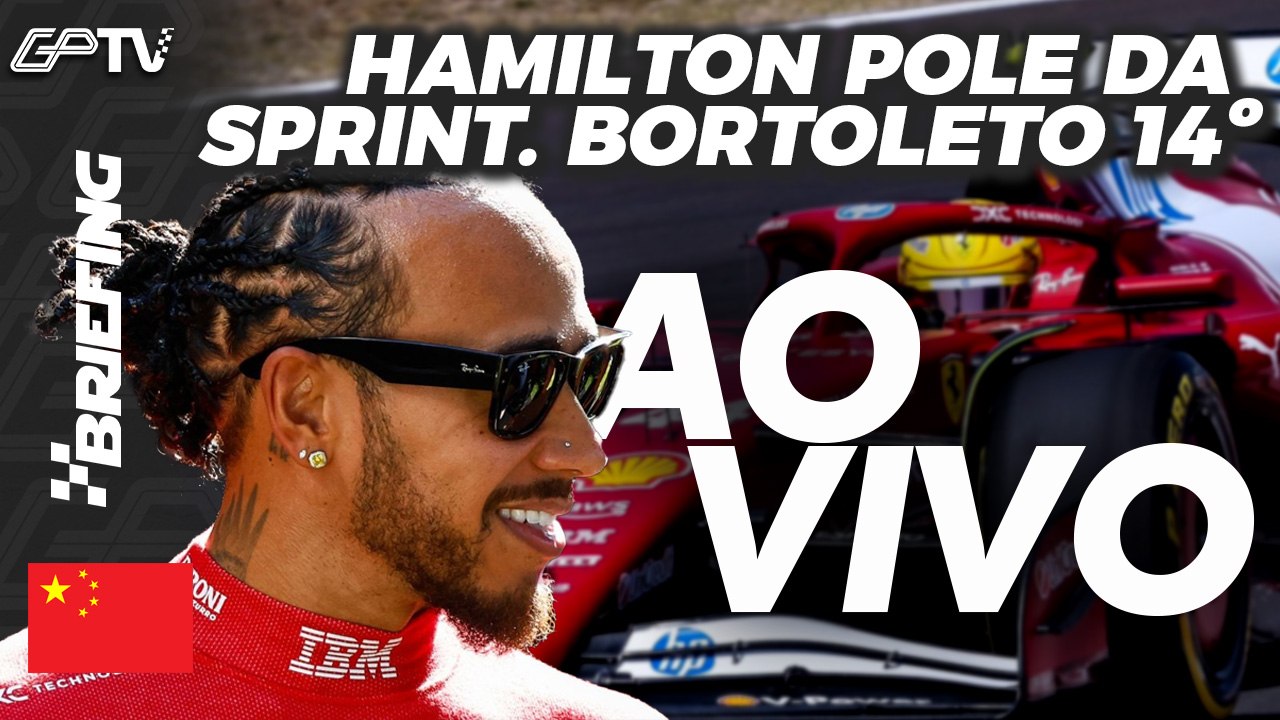 HAMILTON POLE, VERSTAPPEN AO LADO, BORTOLETO EM 14º: CLASSIFICAÇÃO SPRINT DA F1 NA CHINA | BRIEFING