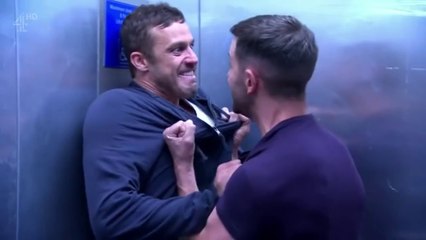 Hollyoaks Warren Fox & Cameron Campbell Fight 18th October 2016