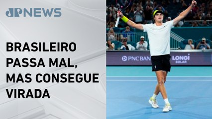 João Fonseca vence tenista dos EUA na estreia do Masters 1000 de Miami