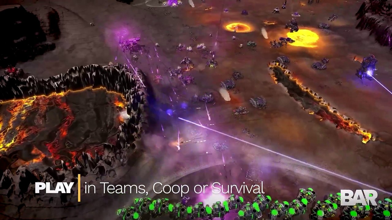 Launch-Trailer von Beyond All Reason zeigt riesige Schlachten des Echtzeitstrategiespiels