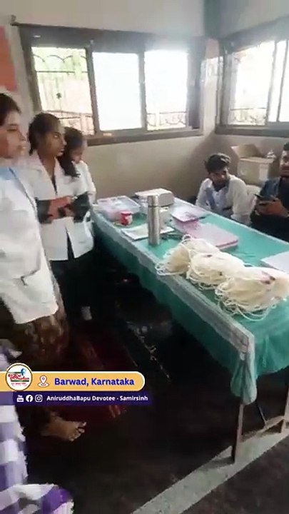 Mega Blood Donation Camp 2024 at Barwad, Karnataka Sadguru Aniruddha Bapu