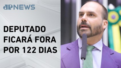 Eduardo Bolsonaro formaliza pedido de licença da Câmara