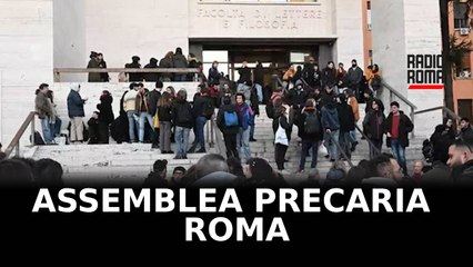 Prof ricercatori precari, “occupata Aula Magna Lettere Sapienza”