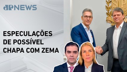Tarcísio de Freitas e presidente do Novo se reúnem pela primeira vez; Deysi e Vilela comentam