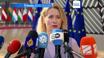 El plan de Kaja Kallas para Ucrania, dotado con 40.000 millones de euros, fracasa en la cumbre de la UE