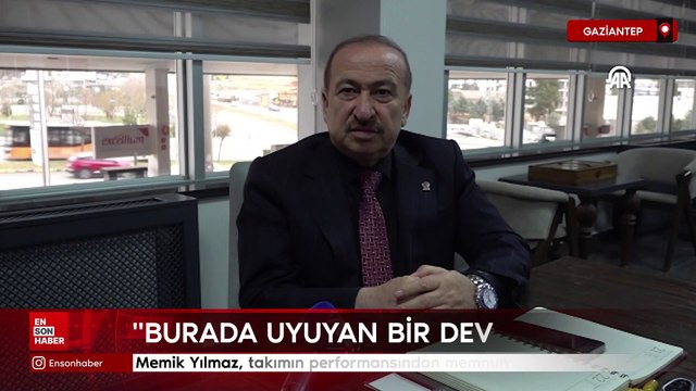 Gaziantep FK Başkanı Memik Yılmaz, takımın performansından memnun