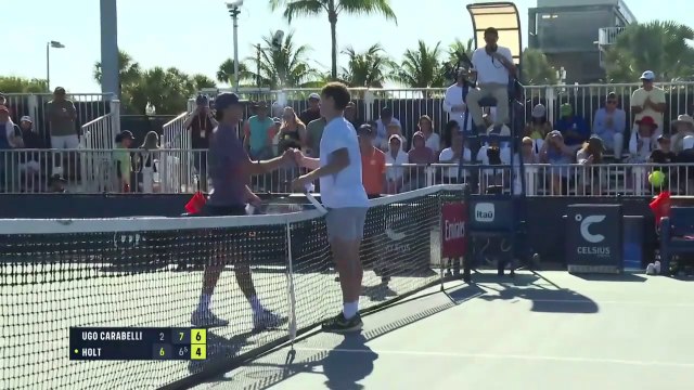 Ugo Carabelli venció a Holt y avanzó en el Masters 1000 de Miami | Resumen