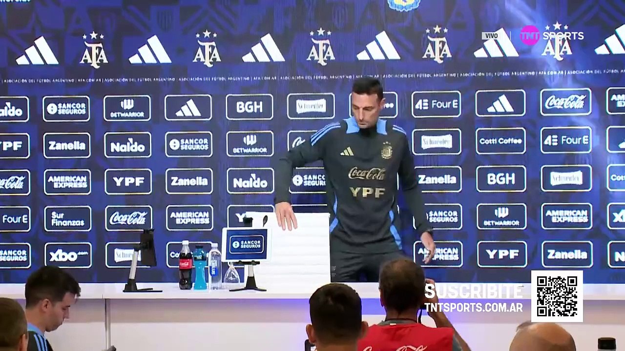 Lionel Scaloni habló hoy en conferencia de prensa en la previa de Uruguay vs. Argentina