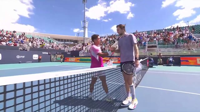 Eliminación temprana de Báez en el Masters 1000 de Miami | Resumen