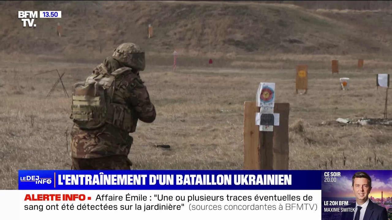 "Toute sorte d'aide militaire est nécessaire": BFMTV au cœur d'un bataillon de l'armée ukrainienne lors d'exercices de simulation