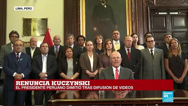 Pedro Pablo Kuczynski renunció a la Presidencia de Perú