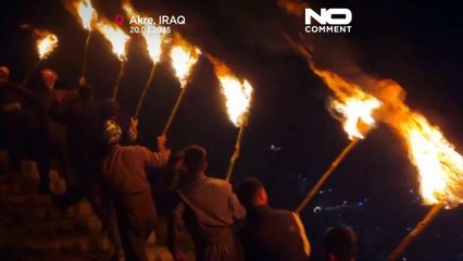 Migliaia di persone si radunano nella regione curda dell'Iraq per celebrare il Nowruz