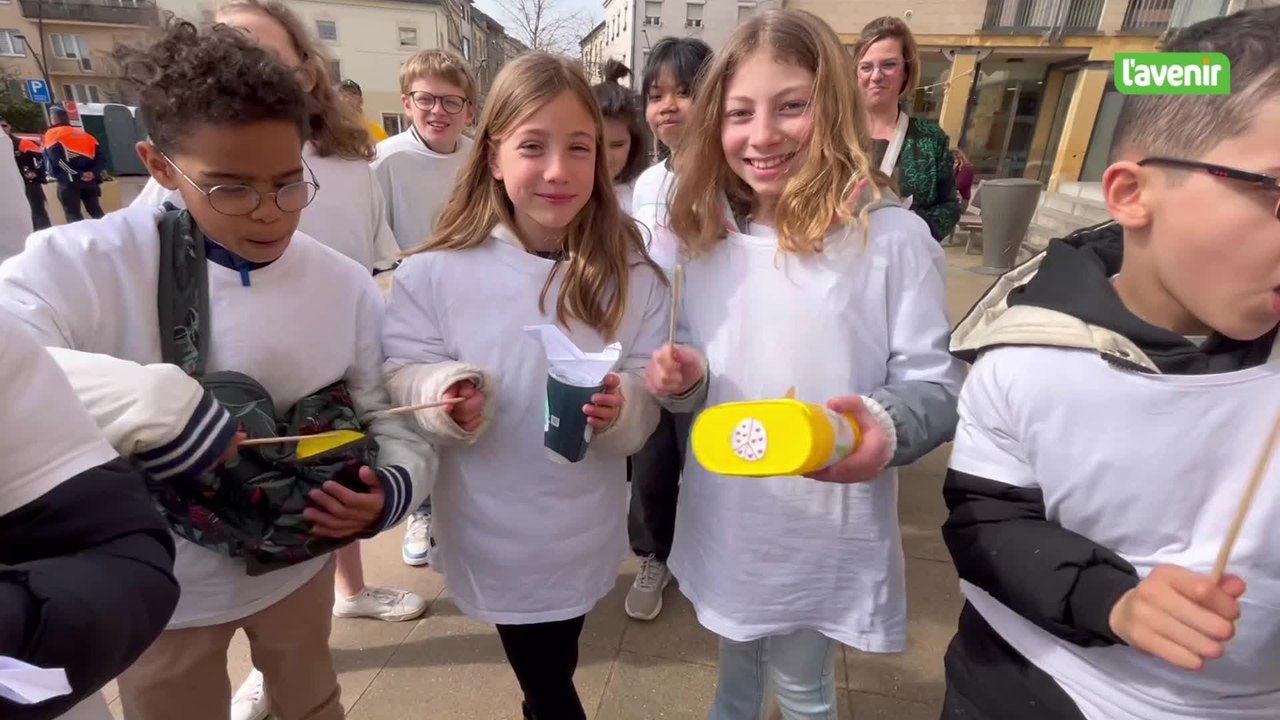 Les tambours pour la paix à Arlon