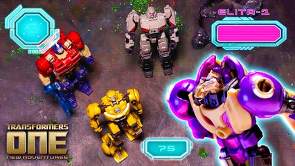 La course ultime pour s’échapper ! Les robots TRANSFORMERS en action !