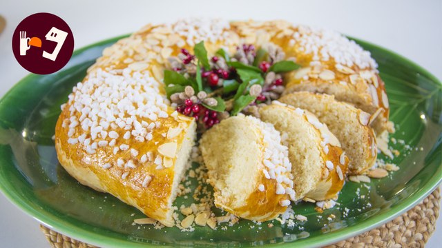 ROSCÓN de REYES rápido y fácil - Esta deliciosa receta sorprenderá en casa