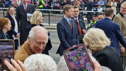 King Charles III and Queen Camilla visit Banbridge