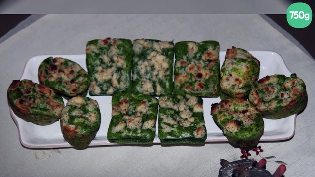 Minis cakes aux épinards et au fromage ail et fines herbes