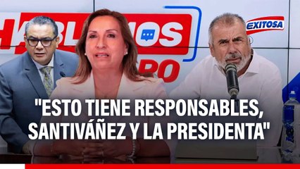 Lúcar sobre crisis de inseguridad: "Esto tiene responsables, el ministro del interior y la presidenta"