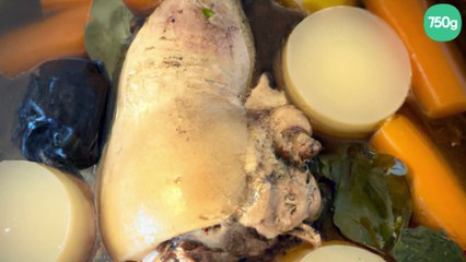 Pot au feu de chapon traditionnel