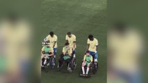 El gesto de Vinicius en la ceremonia de himnos que aplaude todo el mundo