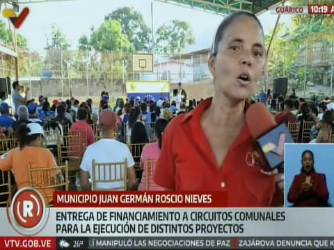 Guárico I Gobierno regional realiza entrega de certificados de financiamiento a voceros comunales