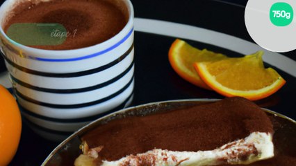 Tiramisu à l'orange et café