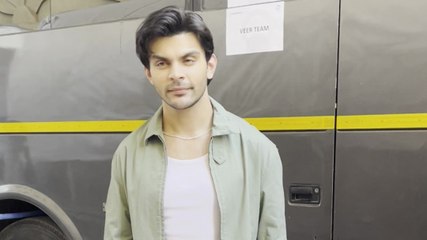 वीर पहाड़िया हुए स्पॉट, नई शूटिंग के लिए दिखे बिज़ी