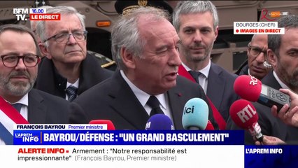 "Une très grande facilité, c'est absolument naturel": François Bayrou évoque sa relation avec Emmanuel Macron sur les sujets de Défense