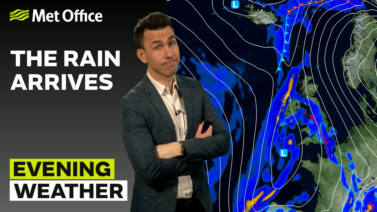 Met Office Evening Weather Forecast 21/03/25 – A wetter evening