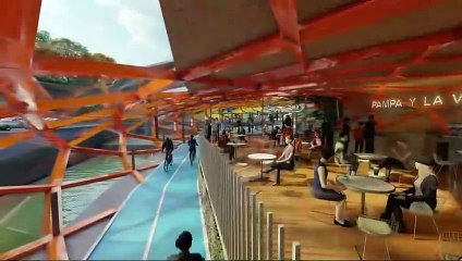 El túnel vehicular y el anillo peatonal