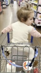 Toddler Dances on Shopping Cart