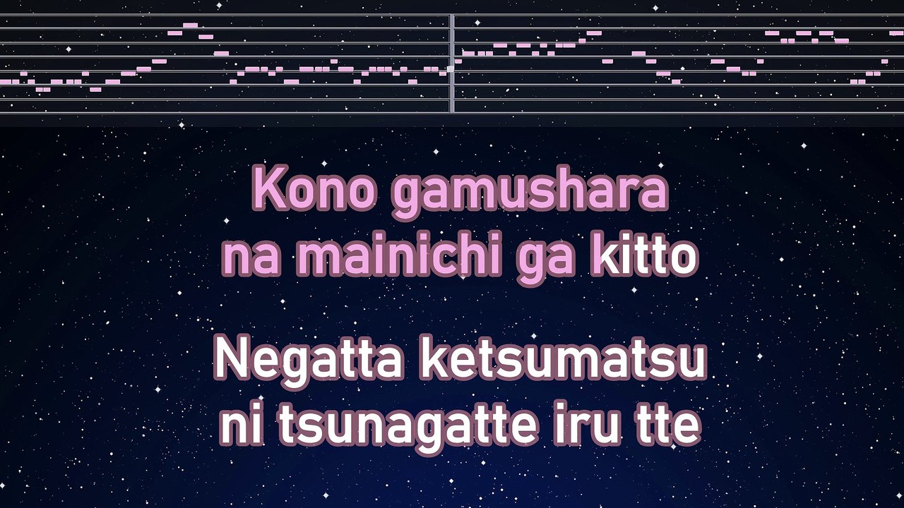Karaoke♬ Butai ni tatte - YOASOBI 【No Guide Melody】 Instrumental, Lyric Romanized