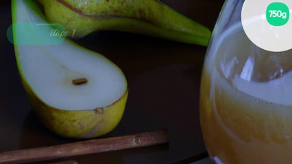Jus de poires à la vanille
