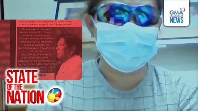 Babaeng nag-post ng edited na pahayag ng pangulo kaugnay sa ilegal na droga, inaresto ng NBI | SONA