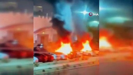 Las Vegas'ta Tesla araçlar molotof kokteyliyle kundaklandı