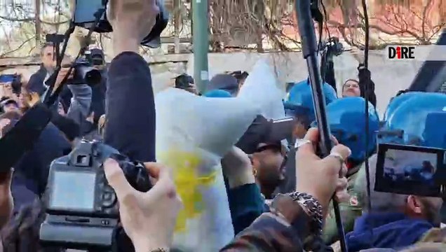 Napoli - CAMPI FLEGEI. COMITATI E CITTADINI IN CORTEO A BAGNOLI, SCONTRI CON POLIZIA (21.03.25)