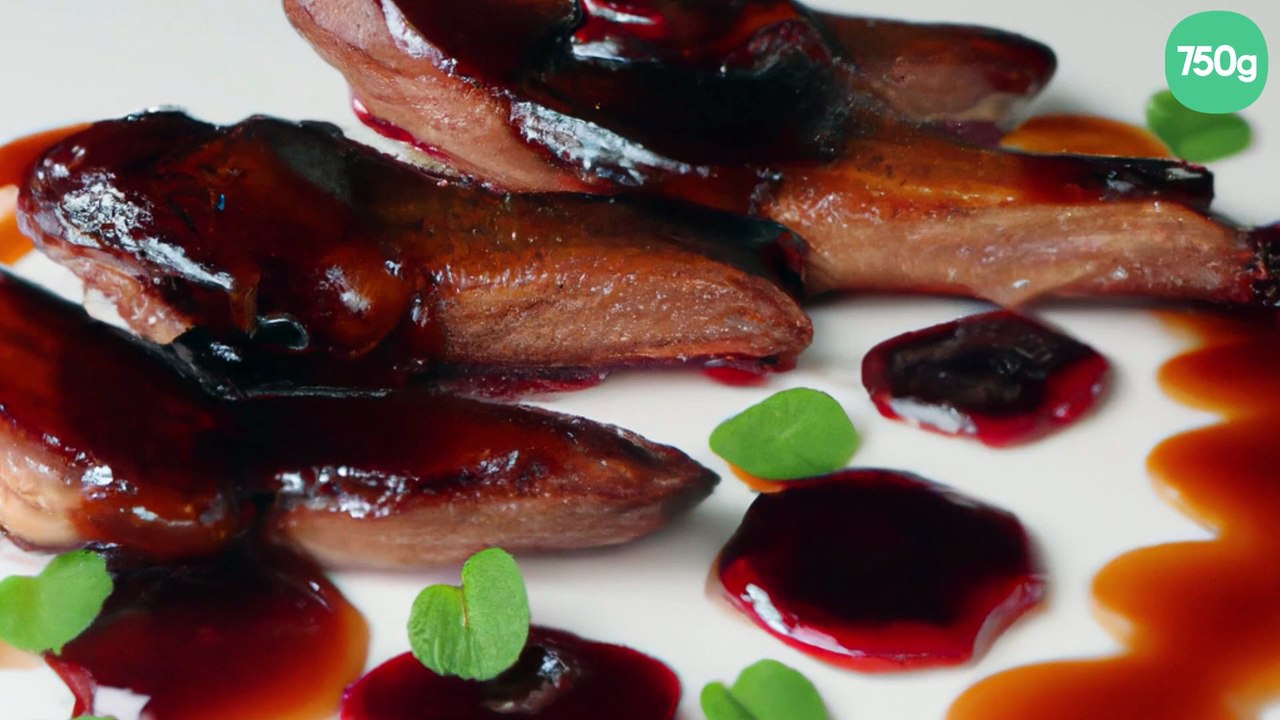 Magrets de canard laqués au jus d'érable et au gingembre