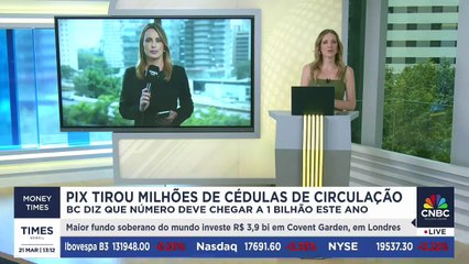 Pix reduz circulação de dinheiro em papel no Brasil