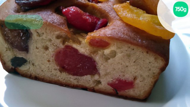 Cake aux fruits confits facile