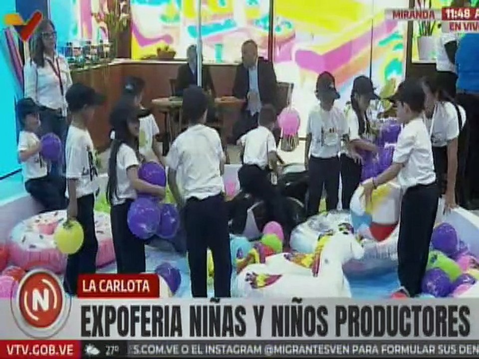 Vptda. Delcy Rodríguez lidera inauguración de la Expoferia Niñas y Niños Productores 2025