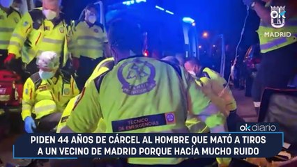 Piden 44 años de cárcel al hombre que mató a tiros a un vecino de Madrid porque hacía mucho ruido