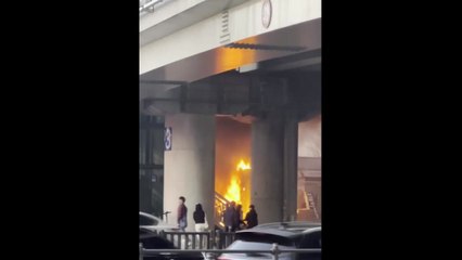 용인 죽전역 인근 자전거 판매점 창고에서 불...1명 경상 / YTN